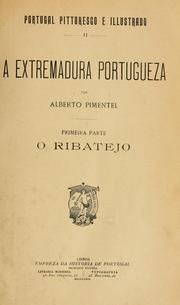 Cover of: A Extremadura portugueza