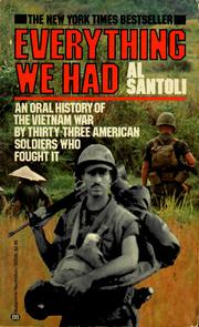 Cover of: Everything we had by Al Santoli