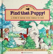 Cover of: Find that puppy!: a story in rhyme with things to find
