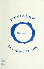 Cover of: Exposure: poems