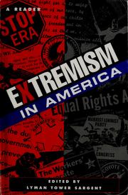 Cover of: Extremism in America: a reader