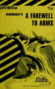 Cover of: A farewell to arms