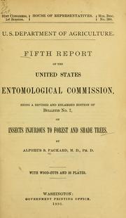 Cover of: Fifth report of the United States Entomological Commission by United States Entomological Commission