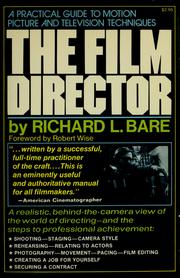 Cover of: The film director by Richard L. Bare