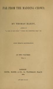 Cover of: Far from the madding crowd by Thomas Hardy