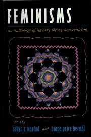 Cover of: Feminisms: an anthology of literary theory and criticism