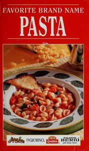 Cover of: Favorite brand name pasta
