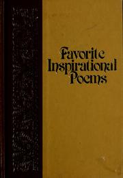 Cover of: Favorite inspirational poems by 