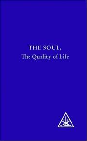 Cover of: Soul, the Quality of Life