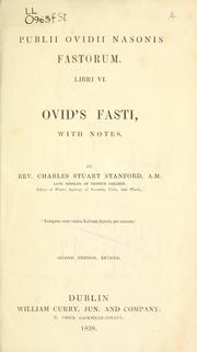 Cover of: Fastorum libri VI by Ovid