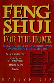 Cover of: Feng shui for the home