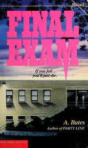 Cover of: Final Exam