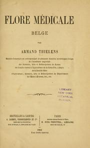 Cover of: Flore médicale belge