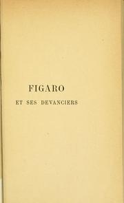 Cover of: Figaro et ses devanciers