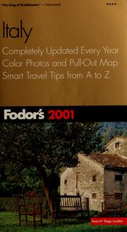 Cover of: Fodor's 2001 Italy by Rebecca Miller Ffrench, Martin Walsh, editors.
