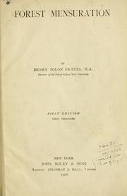 Forest mensuration