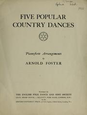 Cover of: Five Popular country dances