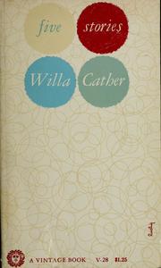 Cover of: Five stories. by Willa Cather