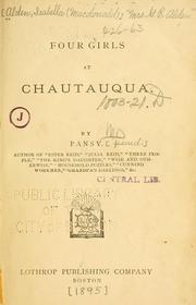 Cover of: Four girls at Chautauqua by Isabella Macdonald Alden