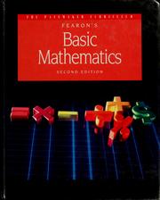 Front cover of Fearon's basic mathematics by Katherine P Layton