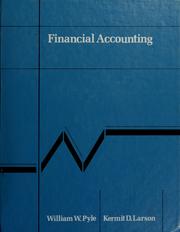Cover of: Financial accounting by William W. Pyle