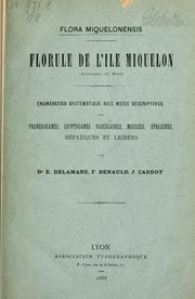 Cover of: Flora Miquelonensis by Ernest Delamare, Ernest Delamare