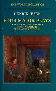 Cover of: Four major plays by Henrik Ibsen