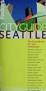 Cover of: Fodor's cityguide Seattle. by 