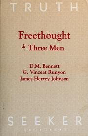 Cover of: Freethought by three men