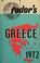 Cover of: Fodor's Greece 1972