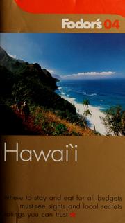 Cover of: Fodor's Hawaii 04 by Carissa Bluestone