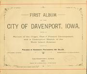 Cover of: First album of the city of Davenport, Iowa by 