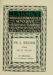 Cover of: Fr. L. Rieger by Hugo Traub