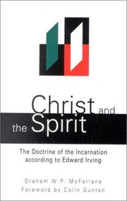 Cover of: Christ and the Spirit by McFarlane