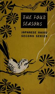 Cover of: The Four seasons: Japanese haiku