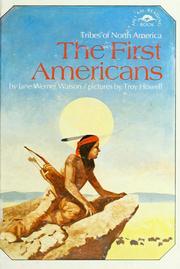 Cover of: The first Americans by Jane Watson
