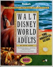 Cover of: Fodor's Walt Disney World for adults: the original guide for grown-ups