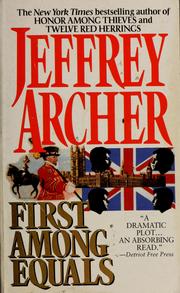Cover of: First among equals by Jeffrey Archer