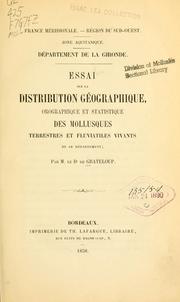 Cover of: France méridionale, région du sud-ouest, zone Aquitanique, Département de la Gironde by Jean-Pierre Silvestre de Grateloup