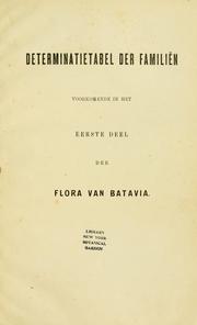 Cover of: Flora van Batavia.