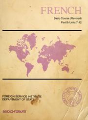 Cover of: French basic course (revised) by Monique Cossard