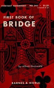 Cover of: First book of bridge