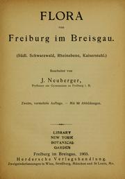 Cover of: Flora von Freiburg im Breisgau by Joseph Neuberger