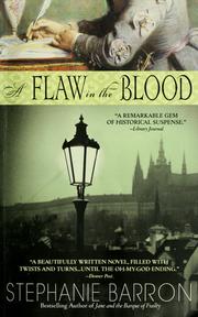 Cover of: A flaw in the blood by Barron, Stephanie