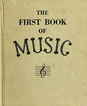 Cover of: The first book of music