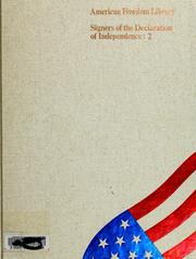 Cover of: Founders of freedom in America: lives of the men who signed the Declaration of independence and so helped to establish the United States of America