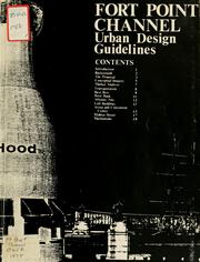 Fort point channel urban design guidelines by Harvard University. Graduate School of Design.