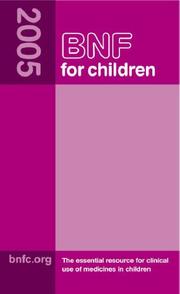 Cover of: BNF For Children 2005 by Dinesh K. Mehta