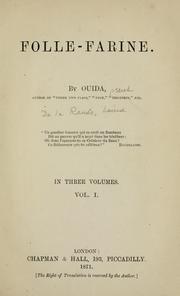 Cover of: Folle-Farine. by Ouida