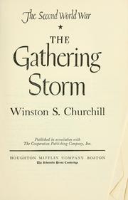 Cover of: The gathering storm by Winston S. Churchill